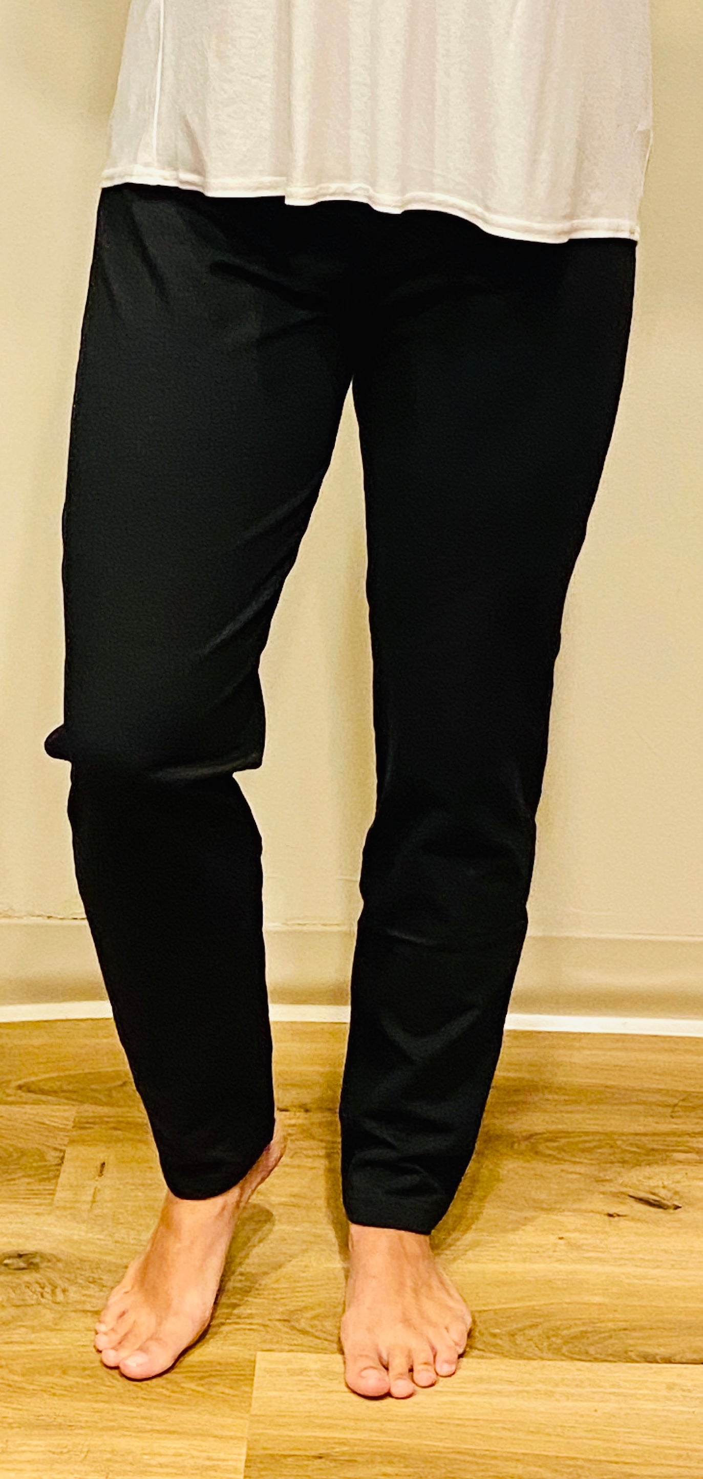 Deborah Parker Skinnies - Cotton/Spandex, Black
