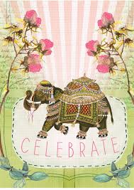 Papaya Cards Papaya FANCY ELEPHANT Greeting Card 74678693 Papaya FANCY ELEPHANT Greeting Card