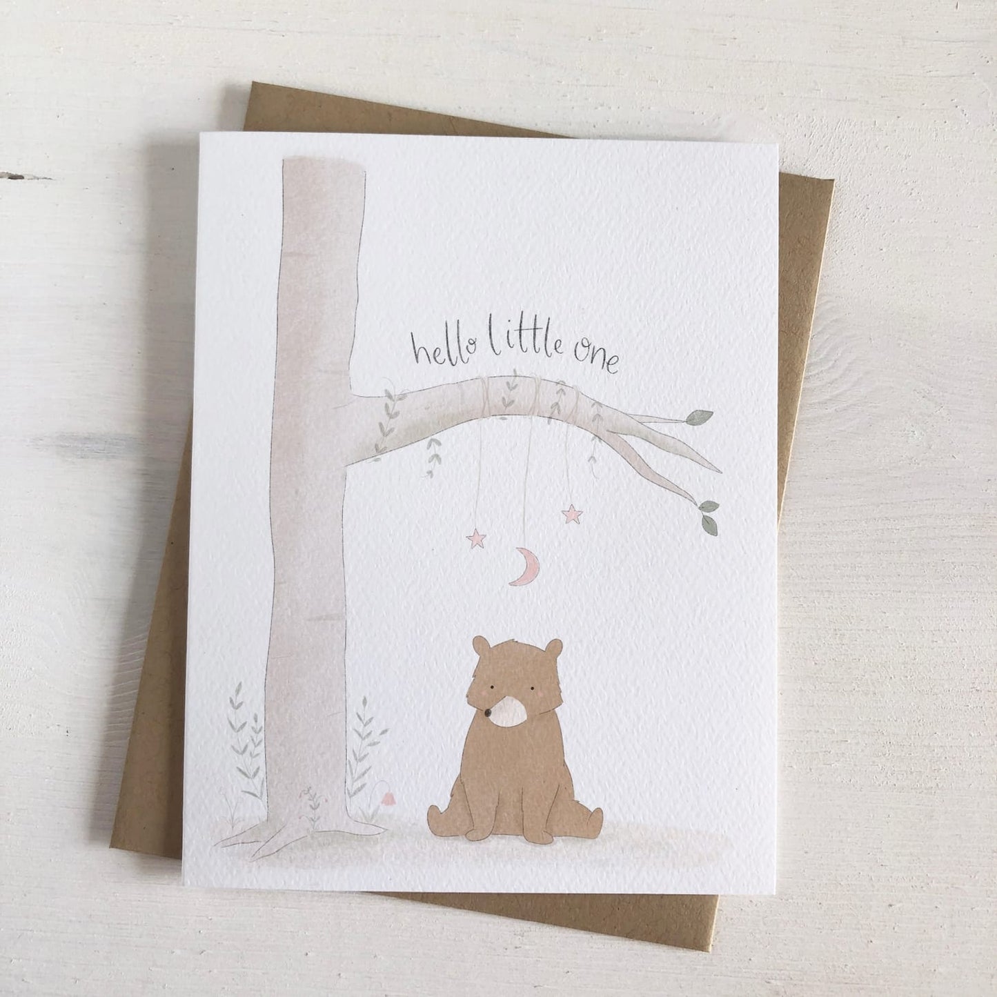 Fox & Bear Paper Co. Cards Hello Little One Greeting Card 81982373 Hello Little One Greeting Card
