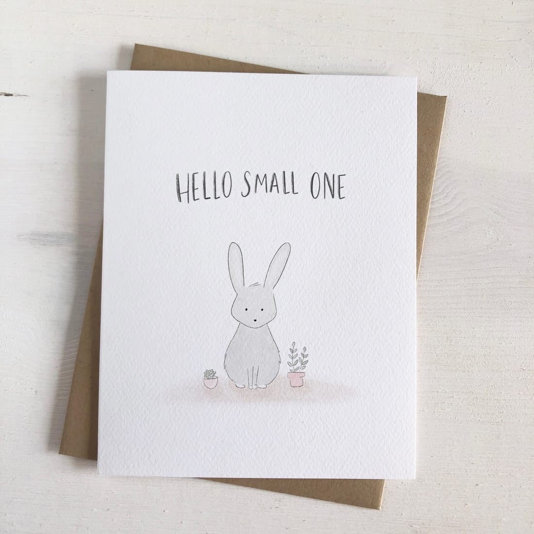 Fox & Bear Paper Co. Cards Hello Small One Greeting Card 42489765 Hello Small One Greeting Card