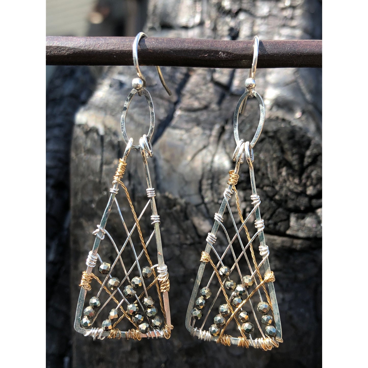 Art By Any Means Lattice Earrings