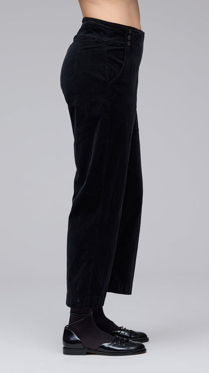 Cut Loose Mini Cord Button Trouser - Multiple Colors