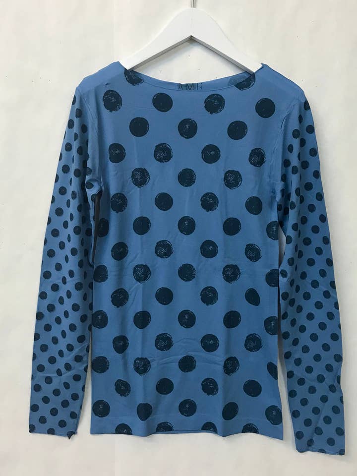 AMB Designs Grunge Polka Dot Second Skin Top - Multiple Colors