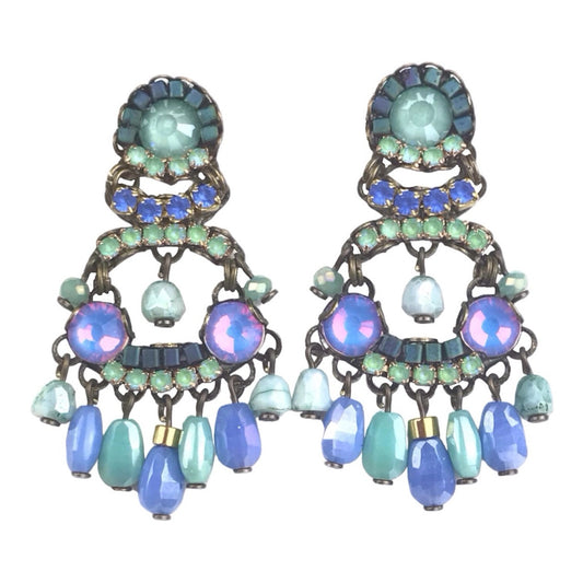 Melizi Jewelry Crucible Crystal Earrings