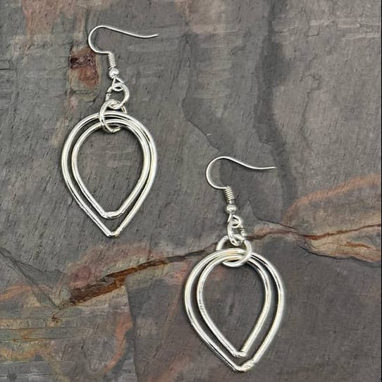 Anju Jewelry Earrings Anju Jewelry Silver Plated Interlocking Infinity Loop Earrings 94333662 Anju Jewelry Silver Plated Interlocking Infinity Loop Earrings