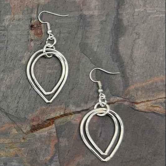 Anju Jewelry Earrings Anju Jewelry Silver Plated Interlocking Infinity Loop Earrings 94333662 Anju Jewelry Silver Plated Interlocking Infinity Loop Earrings