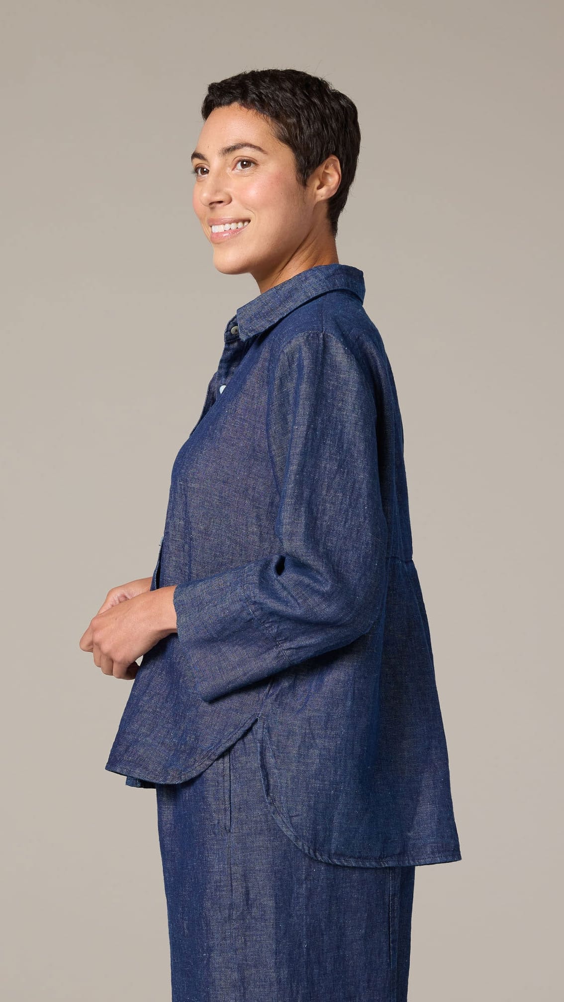 Cut Loose Tops Cut Loose Crop Easy Shirt Cut Loose Crop Easy Shirt
