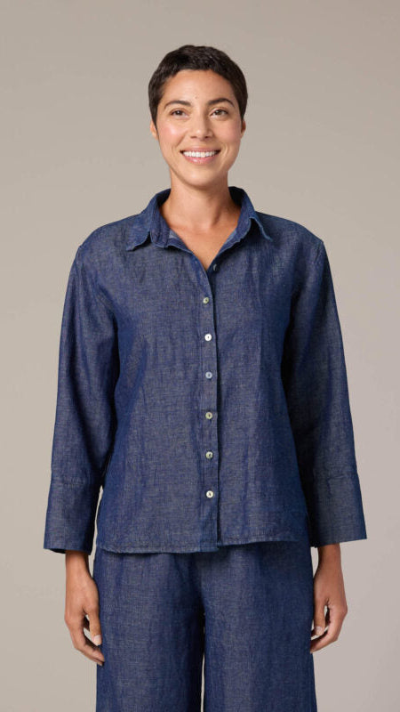 Cut Loose Crop Easy Shirt