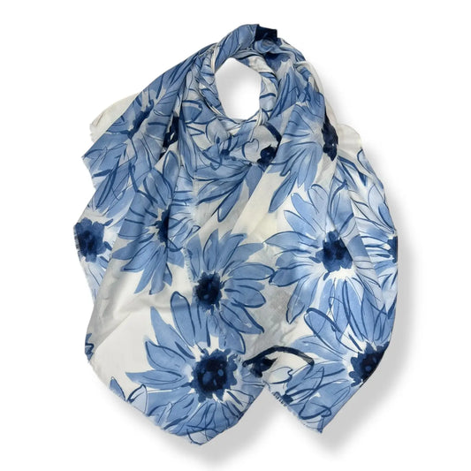 London Scarves Big Daisy Print Scarf