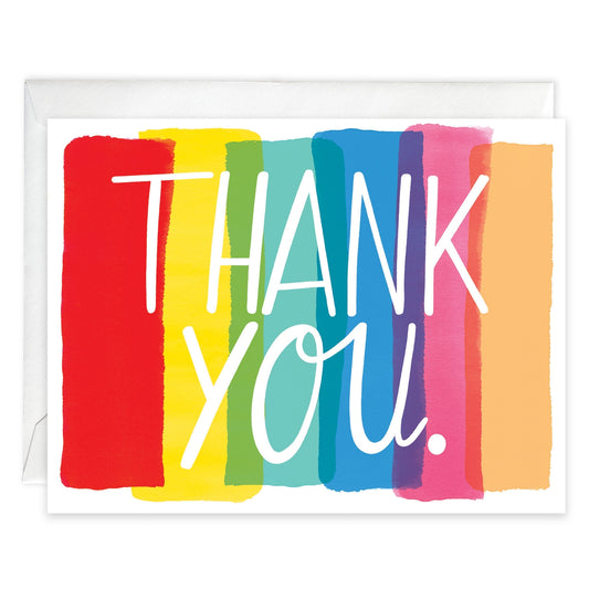 Gina B Designs Thank You Stripes Blank Note Card