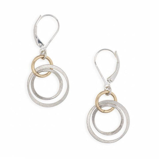 Freshie & Zero Flow Link Circle Drop Earrings