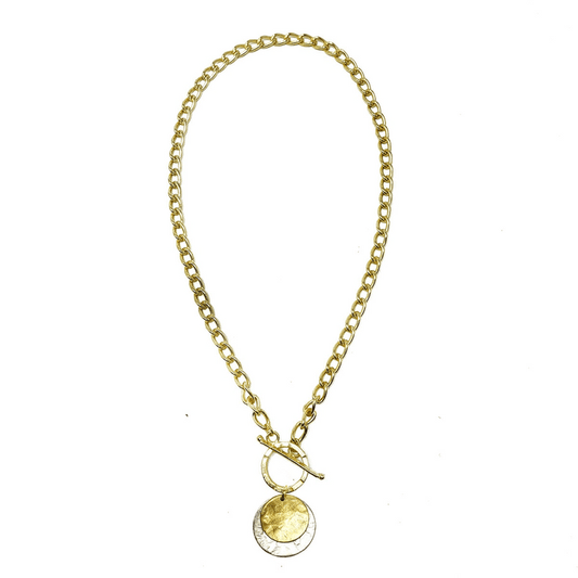 World Finds Necklaces World Finds Gilded Moon Necklace 32028638 World Finds Gilded Moon Necklace