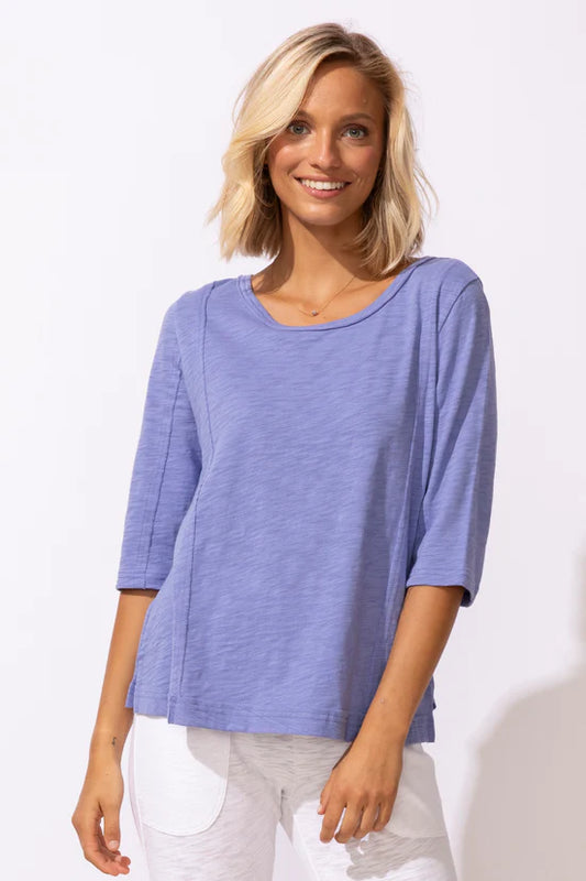 Escape Cotton Slub Seamed Elbow Tee - Multiple Colors