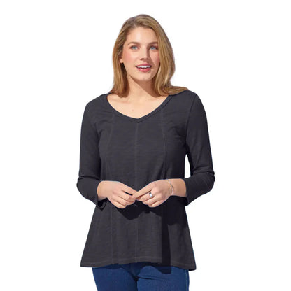 Escape Cotton Slub Freedom V-Neck Tee - Multiple Colors