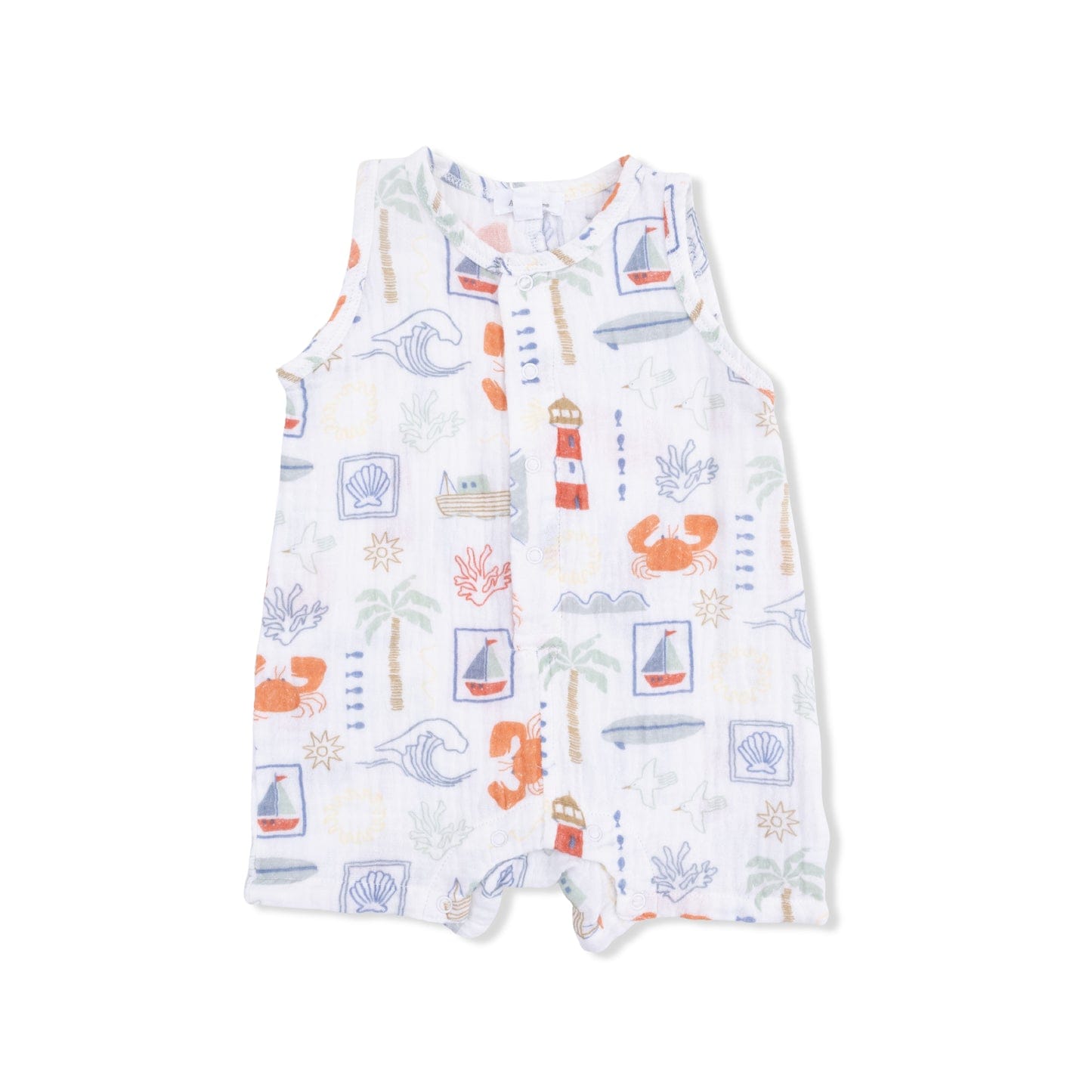 Angel Dear Children's Clothing Angel Dear Sleeveless Shortie Romper - Multiple Prints 28666334 Angel Dear Sleeveless Shortie Romper - Multiple Prints