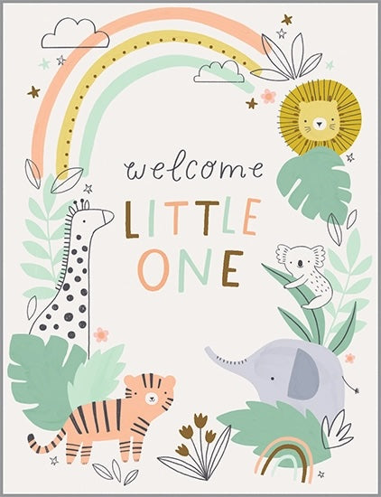 Gina B Designs In the Jungle Baby Card