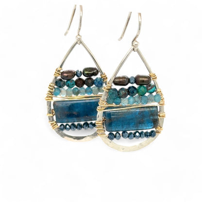 Art By Any Means Apatite Gemstone Array Earrings