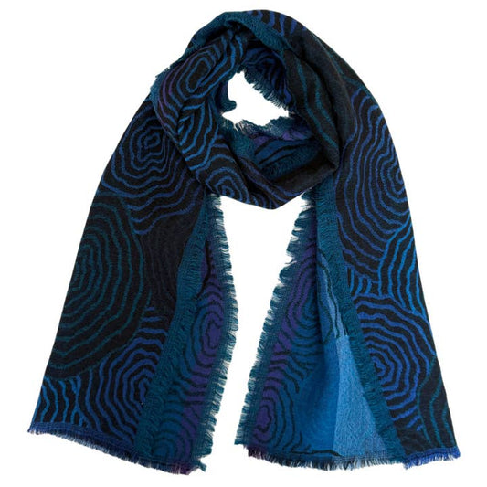 Chinar Zia Swirl Scarf - Multiple Colors