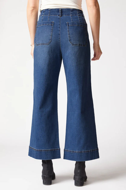 Habitat Stretch Denim Wide Leg Ankle Jean - Multiple Colors
