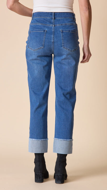 Habitat Pants Habitat Stretch Denim Embroidered Cuff Jean Habitat Stretch Denim Embroidered Cuff Jean