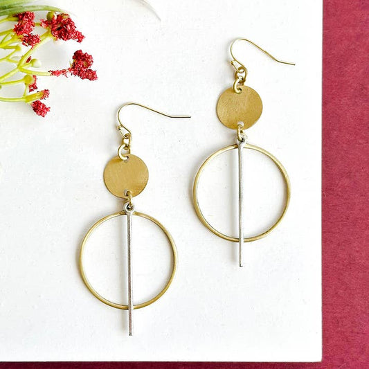 World Finds Earrings World Finds Open Pendulum Earrings 06181854 World Finds Open Pendulum Earrings