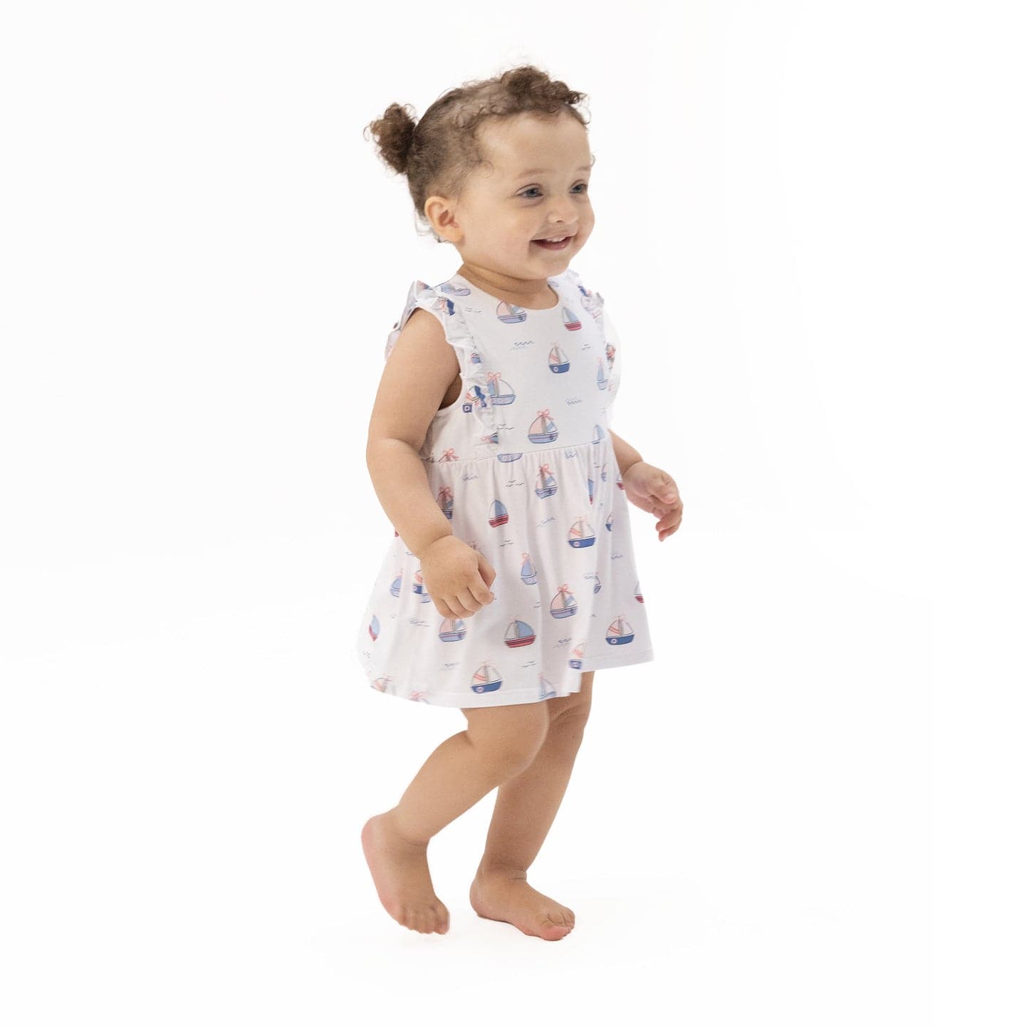 Angel Dear Children's Clothing Angel Dear Ruffle Bodysuit Dress Angel Dear Ruffle Bodysuit Dress