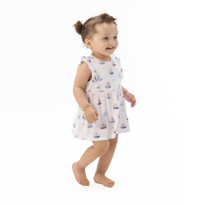 Angel Dear Children's Clothing Angel Dear Ruffle Bodysuit Dress Angel Dear Ruffle Bodysuit Dress