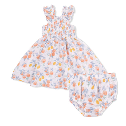 Angel Dear Children's Clothing Angel Dear Smocked Sundress with Bloomers Angel Dear Smocked Sundress with Bloomers