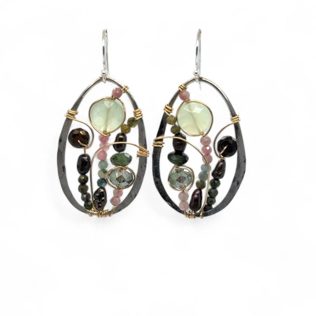 Art By Any Means Tourmaline Garden Earrings