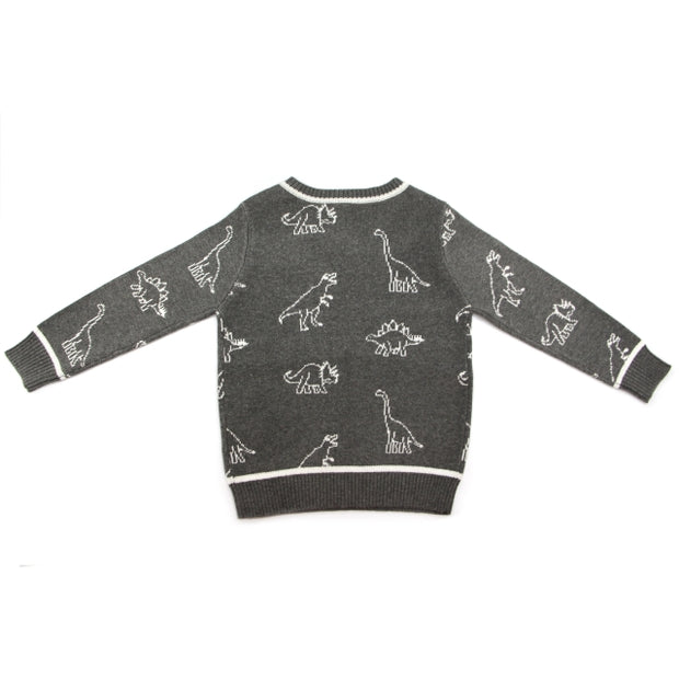Bear Camp Leon Dinosaur Sweater