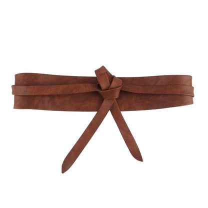 Most Wanted Belts Tie-On Waist Cinching Obi Wrap Belt - Multiple Colors 79875038 Tie-On Waist Cinching Obi Wrap Belt - Multiple Colors