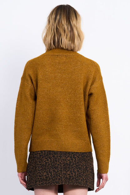 Molly Bracken Sweaters Molly Bracken Cowl Neck Sweater - Multiple Colors Molly Bracken Cowl Neck Sweater - Multiple Colors