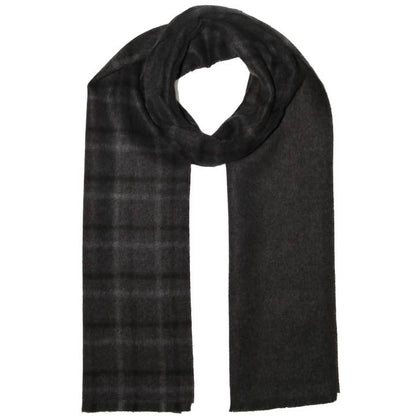 Fraas Men's Reversible Window Pane Reversible Scarf - Multiple Colors