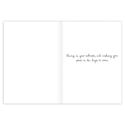 Cornflowers Sending Love Sympathy Card