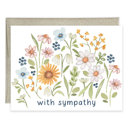 Gina B Designs Cards Comforting Stems Sympathy Greeting Card 46767070 Comforting Stems Sympathy Greeting Card
