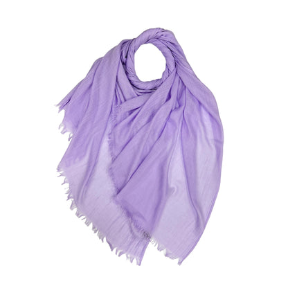 London Scarves Solid Fringe Lightweight Scarf - Multiple Colors