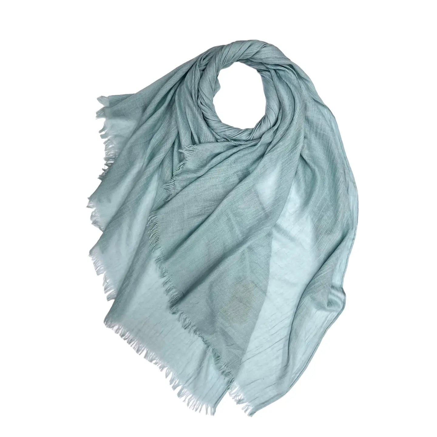 London Scarves Solid Fringe Lightweight Scarf - Multiple Colors