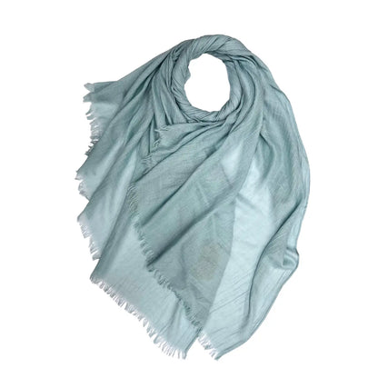 London Scarves Solid Fringe Lightweight Scarf - Multiple Colors