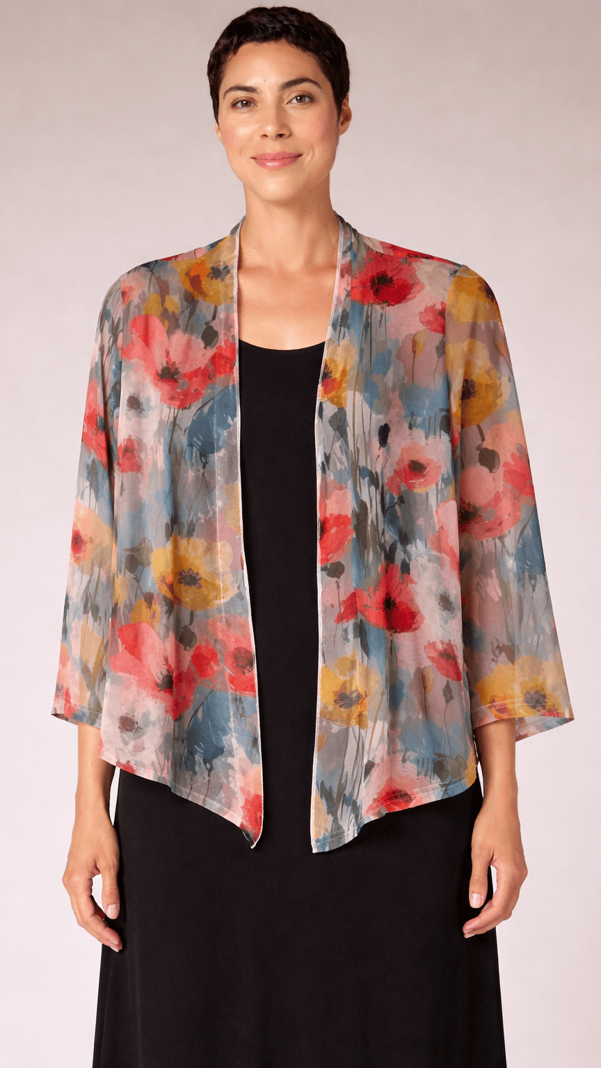 Adore Jackets Adore Mesh Floral Cardigan - Multiple Colors 93172958 Adore Mesh Floral Cardigan - Multiple Colors