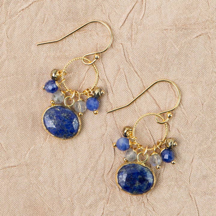 Anne Vaughan Designs Jewelry Earrings Anne Vaughan Blue Moon Cluster Earrings 13596894 Anne Vaughan Blue Moon Cluster Earrings