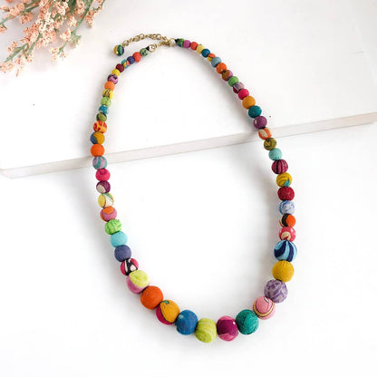 World Finds Kantha Sintra Necklace