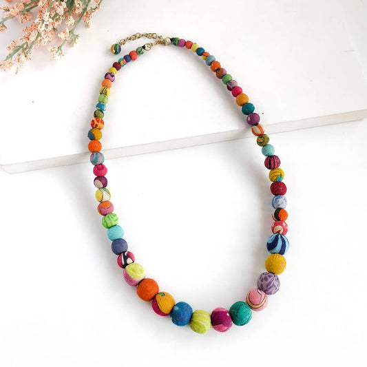 World Finds Kantha Sintra Necklace