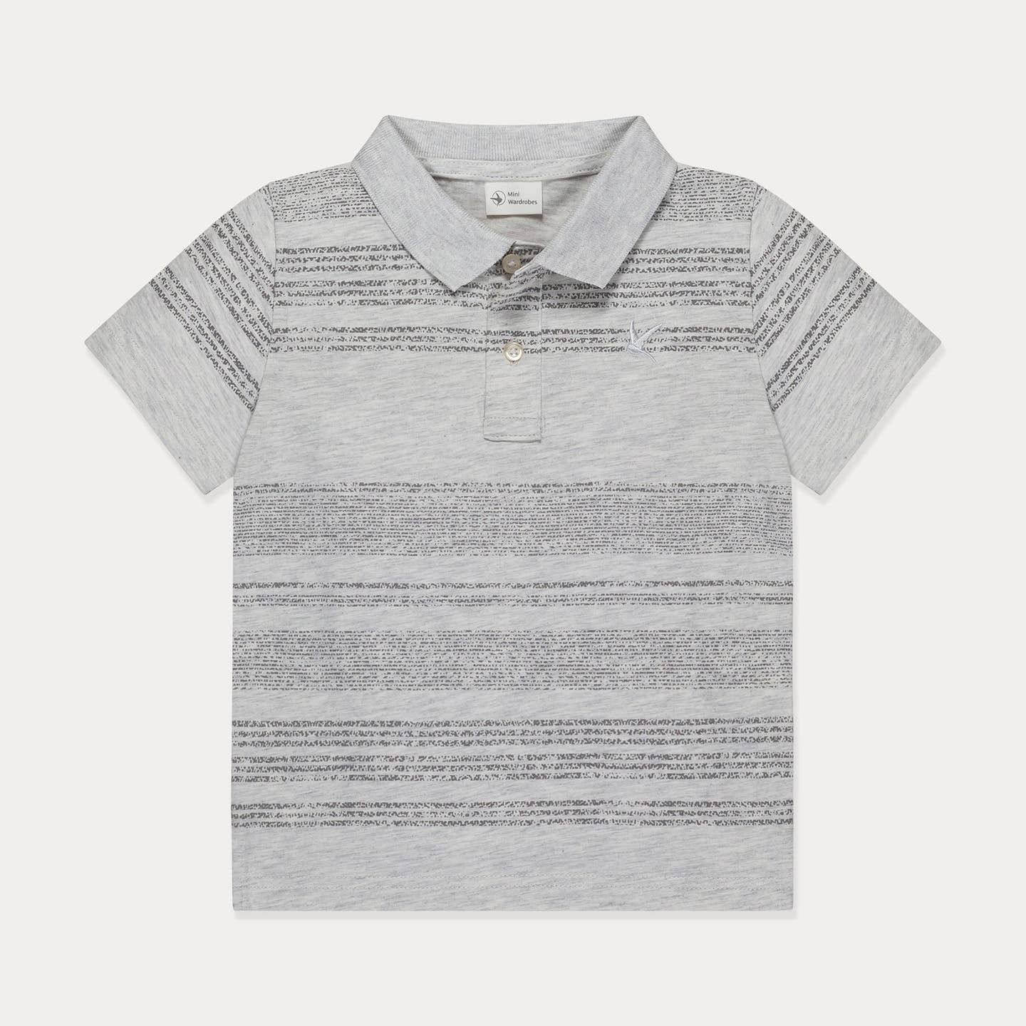 Short Sleeve Stripe Polo Shirt