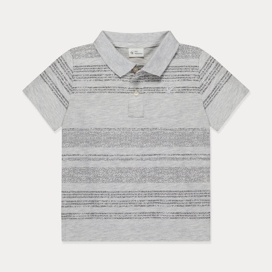 Short Sleeve Stripe Polo Shirt