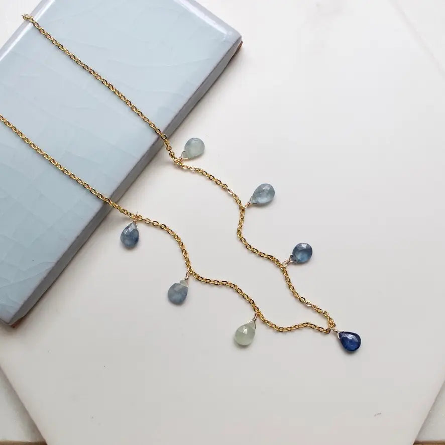 A.V. Max Super Dainty Drops Necklace - Multiple Colors