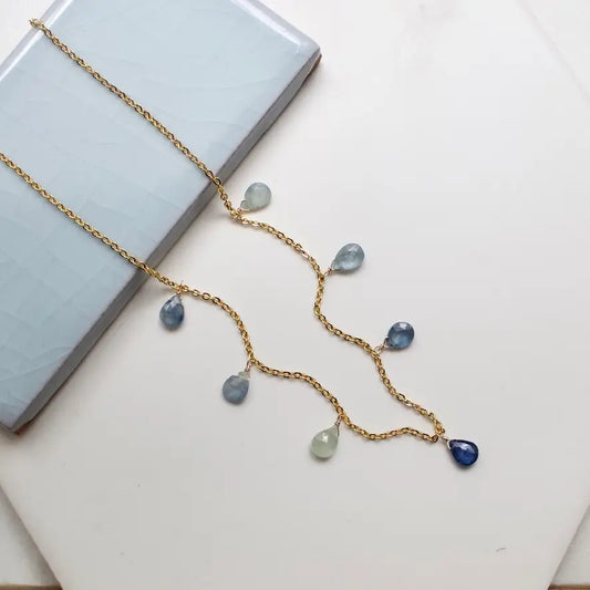 A.V. Max Super Dainty Drops Necklace - Multiple Colors