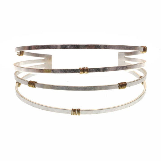 Kole Design Bracelets Kole Design Flat Wire Cuff Bracelet 13361886 Kole Design Flat Wire Cuff Bracelet