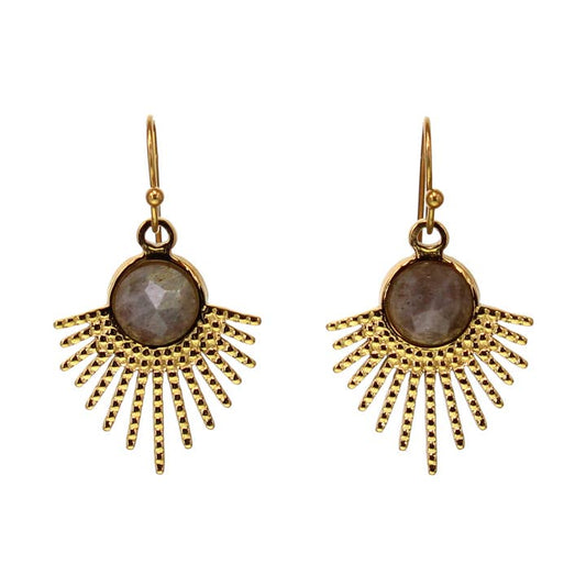 Kole Design Earrings Kole Design Sunburst Earrings 23585502 Kole Design Sunburst Earrings