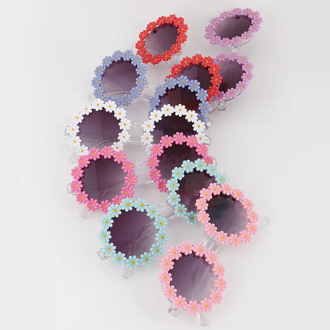 3AM Children's Accessories Daisy Sunglasses - Multiple Colors Daisy Sunglasses - Multiple Colors