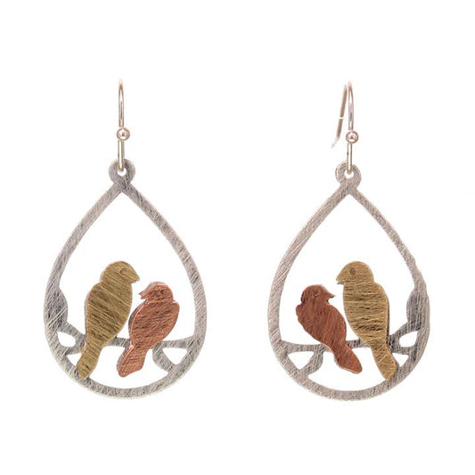 Kole Design Earrings Kole Design Love Bird Earrings 33088222 Kole Design Love Bird Earrings